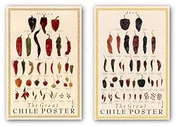 Great Chile Poster Set by Mark Miller 36"x24" Art Print Poster
