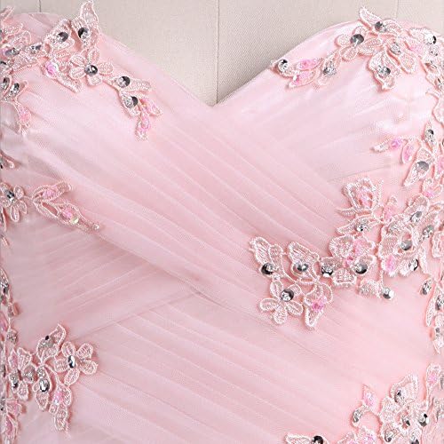 TopPromDress Gorgeous Mermaid Ruched and Lace Decorated Wedding Gown Pink US18
