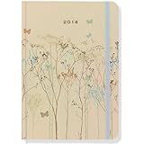 2014 butterflies 16 month weekly planner compact engagement calendar diary