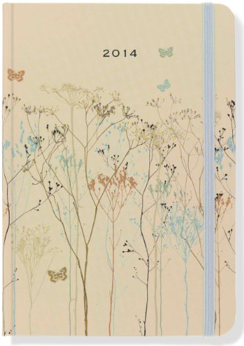 2014 Butterflies 16-Month Weekly Planner (Compact Engagement Calendar, Diary)