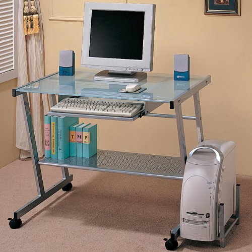 Computer Desk w/Casters by Coaster Fine Furniture