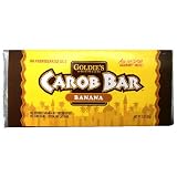Goldies Premium Carob Bars, Banana, 3-Ounce Bars (Pack of 12)