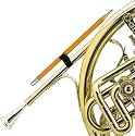 Gazley French Horn Pencil Clip, Black