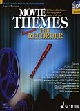 Produkt-Bild: Movie Themes for Soprano Recorder: 12 unvergessliche Melodien aus den gr&ouml;&szlig;ten Filmen aller Zeiten. Sopran-Blockfl&ouml;te. Ausgabe mit CD.: 12 Memorable ... of All Time (Schott Master Play-Along Series)