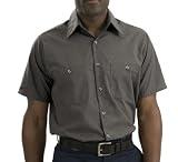 Cornerstone - Short Sleeve Microcheck Industrial Work Shirt in and Lon