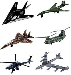 InAir Modern Planes 6-pc Set with Aircraft ID Guide - Assortment 2