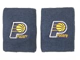 INDIANA PACERS Team Logo COTTON WRISTBANDS -(set of 2)