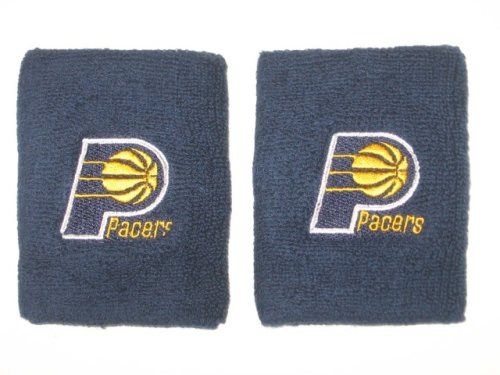 INDIANA PACERS Team Logo COTTON WRISTBANDS -(set of 2)