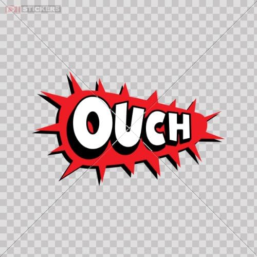 Stickers Decals Funny Sound Car Window Wall Art Decor Doors Helmet Truck Motorcycle Note Book Mobile Laptop Glass Size: 4 X 2.4 Inches Vinyl color print