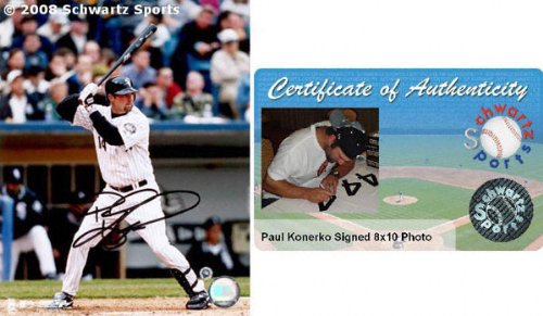 Paul Konerko Chicago White Sox - Batting - Autographed 8x10 Photograph