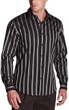 Perry Ellis Men's Bold Satin Stripe Shirt