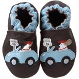 Robeez Kids Classic Bootie Brown Baby Shoe
