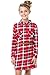 Chelsea - Girls Plaid Shirt Belted Tunic Top MD1424-1