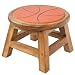 Hand-carved & Painted 'Basketball' Children's Sitting Stool