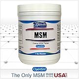 Kala Health - MSM (OptiMSM) Coarse Flakes (1-Lb Container). This Pure MSM Supplement is the Only Methylsulfonylmethane Made in the USA. The Organic Crystals are Free of Additives. FREE SHIPPING!