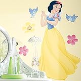Roommates Rmk1467Gm Snow White Peel & Stick Giant Wall Decal With Gems