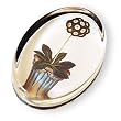 Topiary - Oval Glass Paperweight