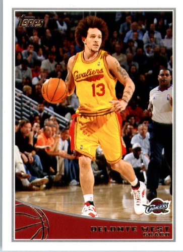 2009/10 Topps NBA Basketball Card #45 Delonte West Cleveland Cavaliers MINT Condition- Shipped In Protective ScrewDown Display Case!