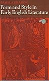 Form and style in early English literature