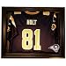 Caseworks St. Louis Rams Snap On Jersey Case - Black Frame