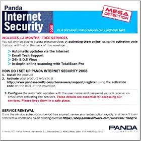 Panda Internet Security 2008 OEM License, 10 Pack (PC)