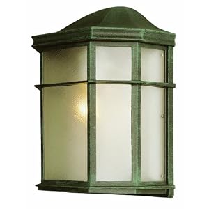 Trans Globe Lighting 4484 BK 9-3 4-Inch 1-Light Outdoor Wall Pocket Lantern, Black by 