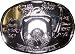 "Open Here" Shiny Metal Bottle Opener Belt Buckle