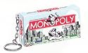 Monopoly Real Mini Game Box Board, and Pieces Keychain