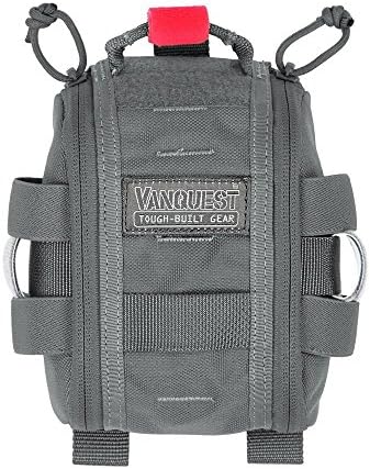Vanquest Loaded GEN 2 4X6 FATPak With AMK TRAUMA PAK W/QUIKCLOT By USATAC (Wolf Gray)