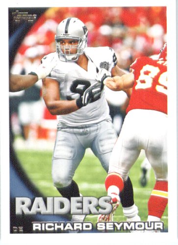 2010 Topps NFL Football Card # 63 Richard Seymour - Oakland Raiders - NFL Trading Card in a Protective ScrewDown Case!