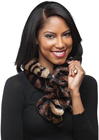Women's Faux Fur Tiger Infinity Scarf