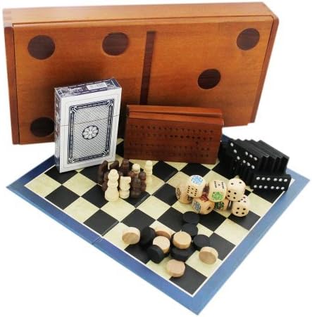 7 In 1 Deluxe Game Set by Traditional Wooden Games