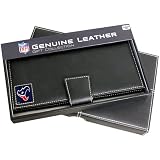 Houston Texans Leather Checkbook Holder