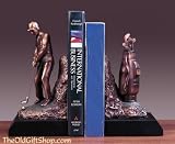 Bronze Golf Bookends