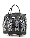 Ladies Alligator Crocodile Leopard Cheetah Rolling Computer Laptop Briefcase