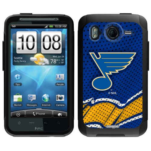 NHL St Louis Blues - Home Jersey design on HTC Inspire 4G Commuter Case by Otterbox
