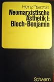 Produkt-Bild: Neomarxistische &Auml;sthetik I. Bloch, Benjamin