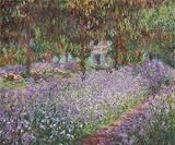 Oil Painting 'Irises In Monet' s Garden, 1899-1900 By Claude Monet', 16 x 19 inch / 41 x 49 cm, on High Definition HD canvas prints is for Gifts And Home Theater, Kitchen And Study Room Decoration