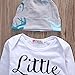 Baby Boys Deer Long Sleeve Little Brother Bodysuit and Pants Outfit with Hat