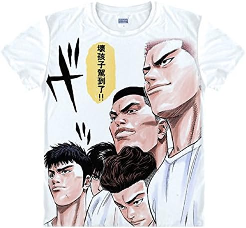 Slam Dunk Hanamichi Sakuragi Short-sleeve T-shirt Cosplay Costume