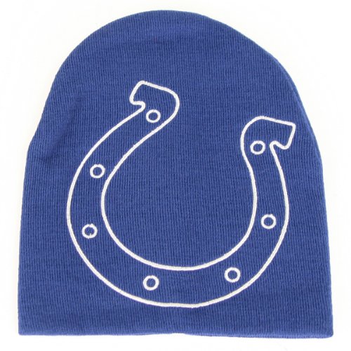 Indianapolis Colts Big Embroidered Logo Knit Beanie