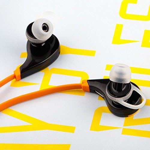 Wireless Bluetooth Version 4.0 Wireless Hands-free Handsfree Hands Free Headset Headphone Eraphone Earbud [Sports/running/gym/exercise/sweatproof ]With Noise Reduction Technology/talking Clearly for Apple Iphone 6 Iphone 6 Plus Iphone 5s 5c 5 Iphone 4s 4,ipad 2 3 4 New Ipad, Ipod, Samsung Galaxy S6 S5 S4 S3, Lg, Pc Laptop Android Smart Phones and Other Bluetooth Device (orange)