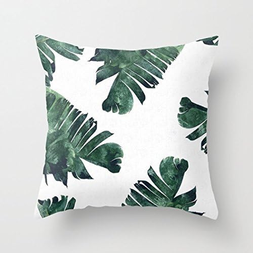 ArtPillow Fashion Banana Leaves Cotton Decorative Throw Pillow Case 18*18inch