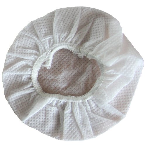 Small Stretchable Headphone Covers - White - Box of 1000 - fits most standard-size headphones and headsets