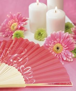 Contemporary Hearts Hand Fans, Package of 6