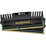 Corsair CMZ8GX3M2A1600C9 Vengeance 8GB (2x4GB) DDR3 1600 Mhz CL9 XMP Performance Desktop Memory Kit Black