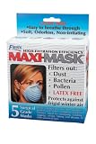 Maxi-mask, Allergen Mask - Latex Free - Protects Against Frigid Winter Air - 5 Ea / Box