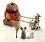 Cinderella Pumpkin Carriage Hinged Trinket Box