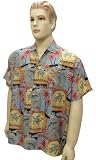 Amazing looking allover printed Aloha shirt for Men XL XMas Christmas Gift
