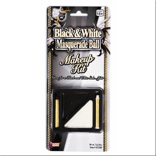 Black & White Masquerade Ball Make-Up Kit